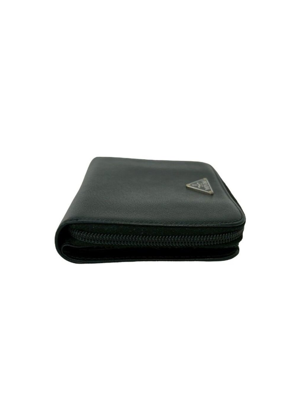 Prada Saffiano Leather Bifold Wallet Mini Black - Picture 5 of 10
